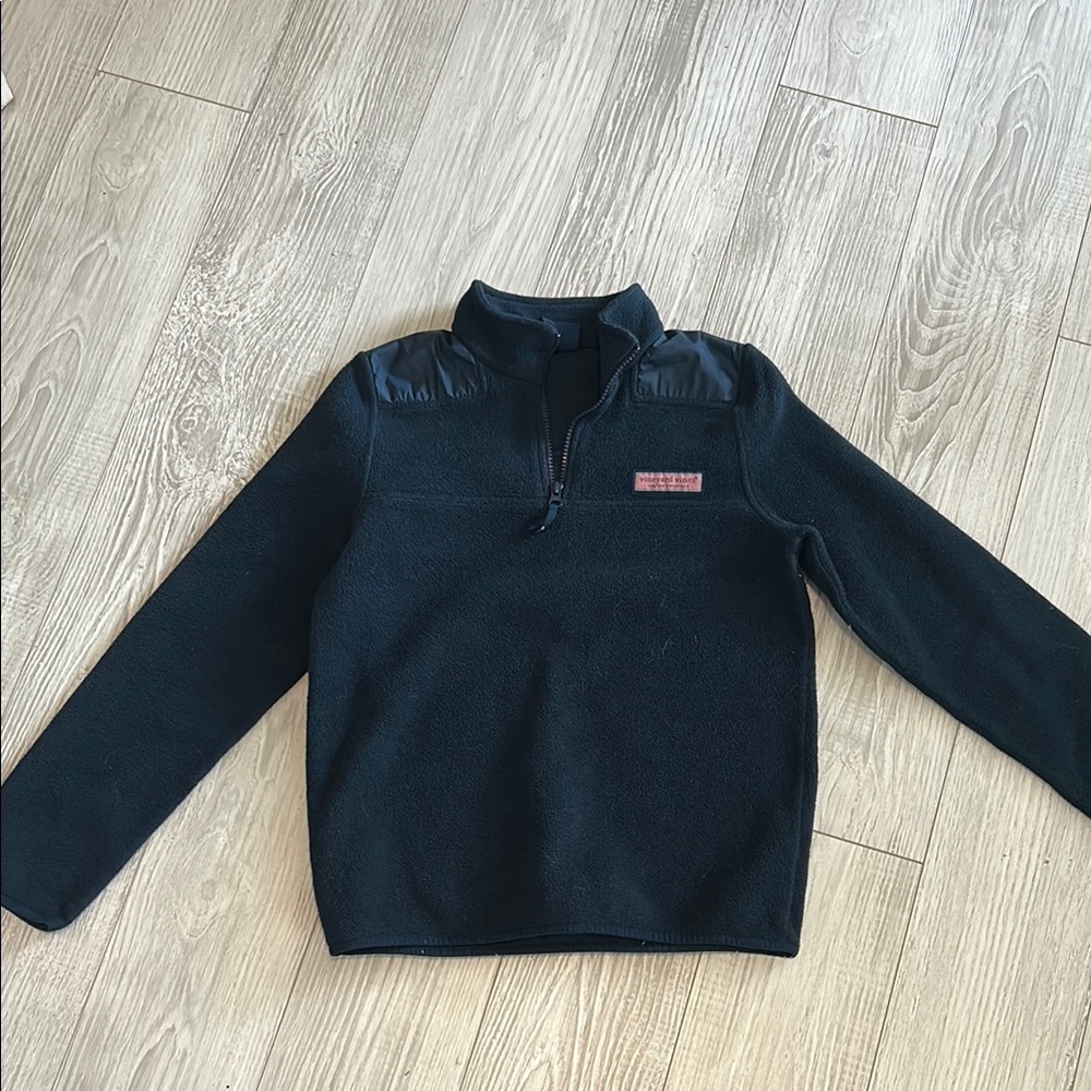 Vineyard Vines Black Fleece Pullover